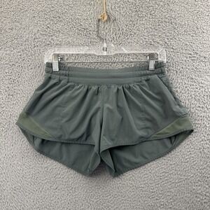 Lululemon Hotty Hot Shorts 2.5" Low Rise Juniper Green Athletic Gym Women's 6